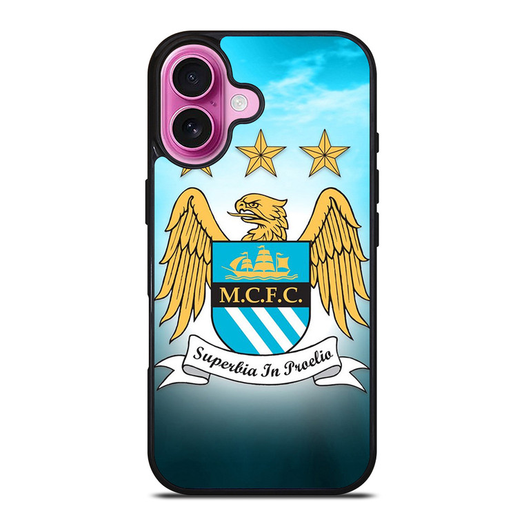 MANCHESTER CITY CASE iPhone 16 Plus Case Cover MANCHESTER CITY CASE iPhone 16 Plus Case Cover