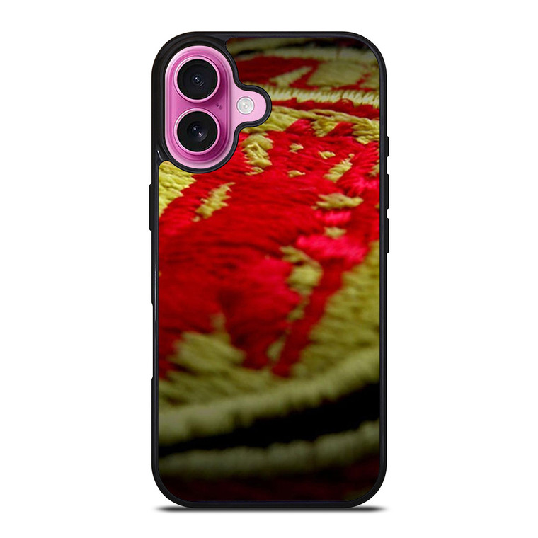 MANCHESTER UNITED EMBOIDERED LOGO iPhone 16 Plus Case Cover MANCHESTER UNITED EMBOIDERED LOGO iPhone 16 Plus Case Cover