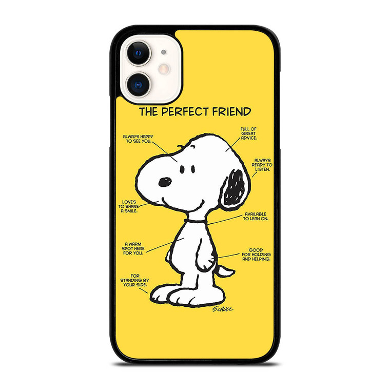 SNOOPY DOG PERFECT FRIEND iPhone 11 Case Cover