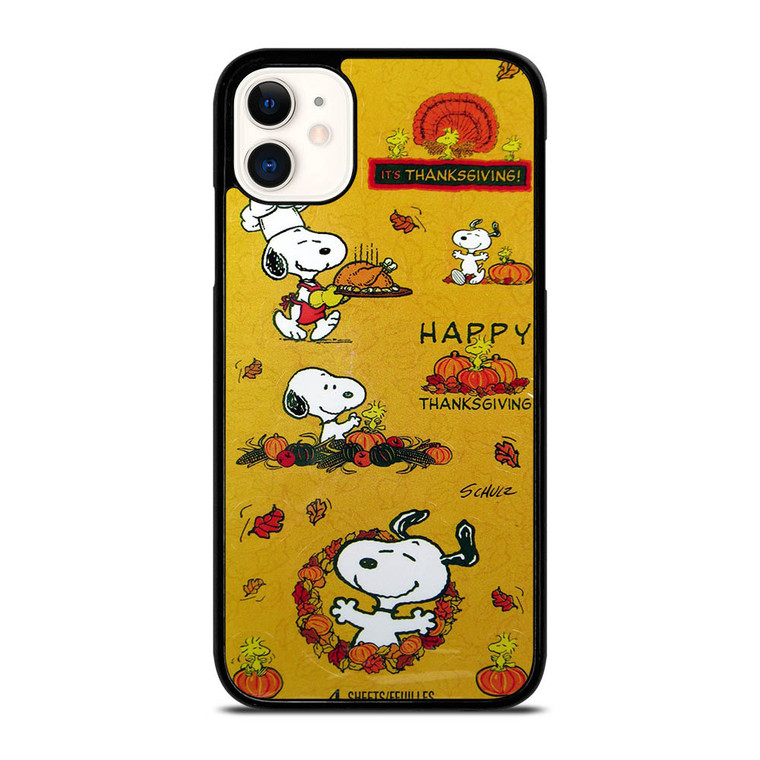 SNOOPY THE PEANUTS THANKSGIVING iPhone 11 Case Cover