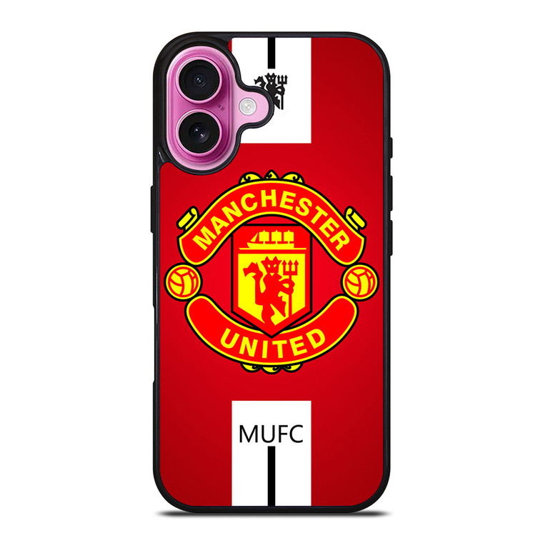 MANCHESTER UNITED RED DEVILS iPhone 16 Plus Case Cover MANCHESTER UNITED RED DEVILS iPhone 16 Plus Case Cover
