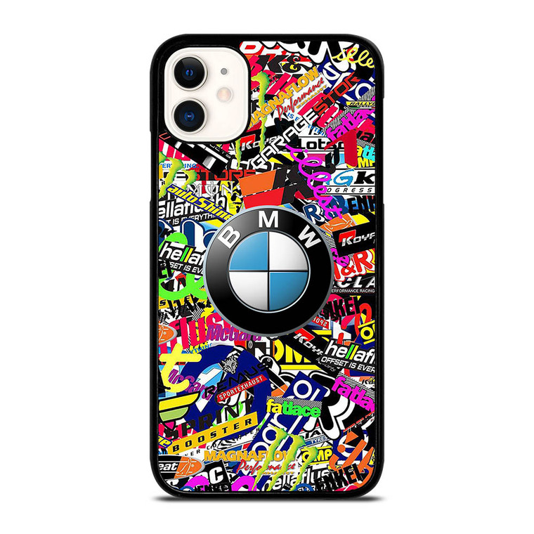 STICKER BOMB BMW LOGO iPhone 11 Case Cover
