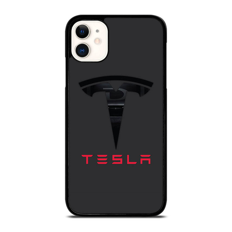TESLA MOTORS BLACK ICON iPhone 11 Case Cover
