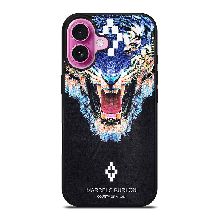 MARCELO BURLON TIGER iPhone 16 Plus Case Cover MARCELO BURLON TIGER iPhone 16 Plus Case Cover