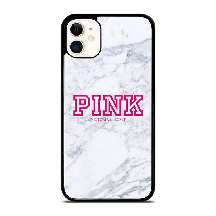 VICTORIA'S SECRET PINK MARBLE iPhone 11 Case Cover