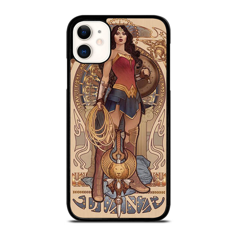 WONDER WOMAN DIANA ART iPhone 11 Case Cover