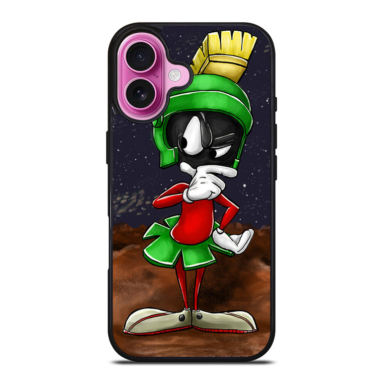 MARVIN THE MARTIAN CARTOON iPhone 16 Plus Case Cover MARVIN THE MARTIAN CARTOON iPhone 16 Plus Case Cover