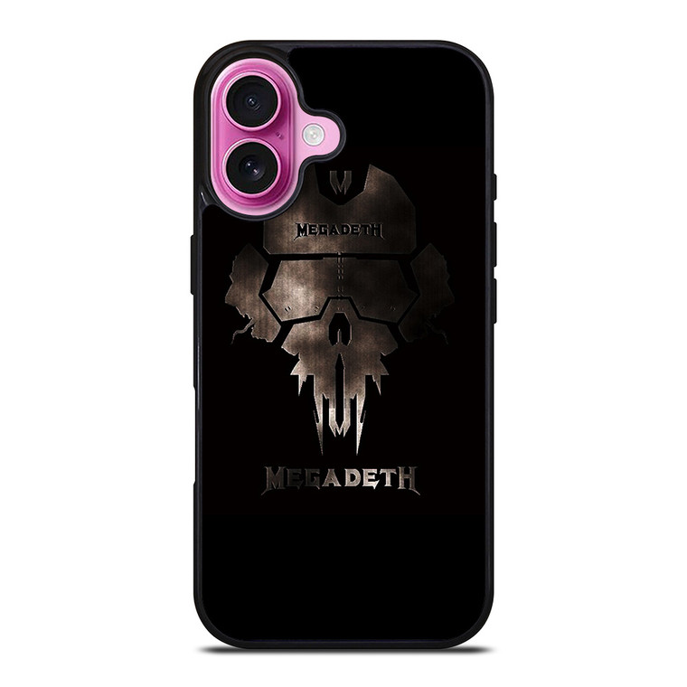 MEGADETH METAL BAND LOGO iPhone 16 Plus Case Cover