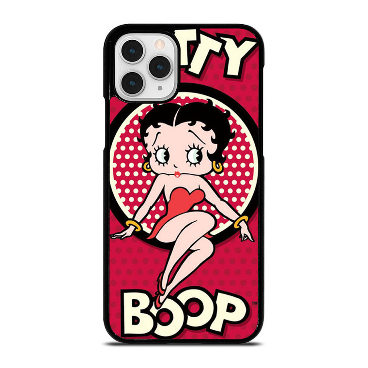 BETTY BOOP CARTOON POLKADOT iPhone 11 Pro Case Cover
