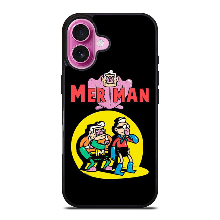 MERMAID MAN SPONGEBOB iPhone 16 Plus Case Cover