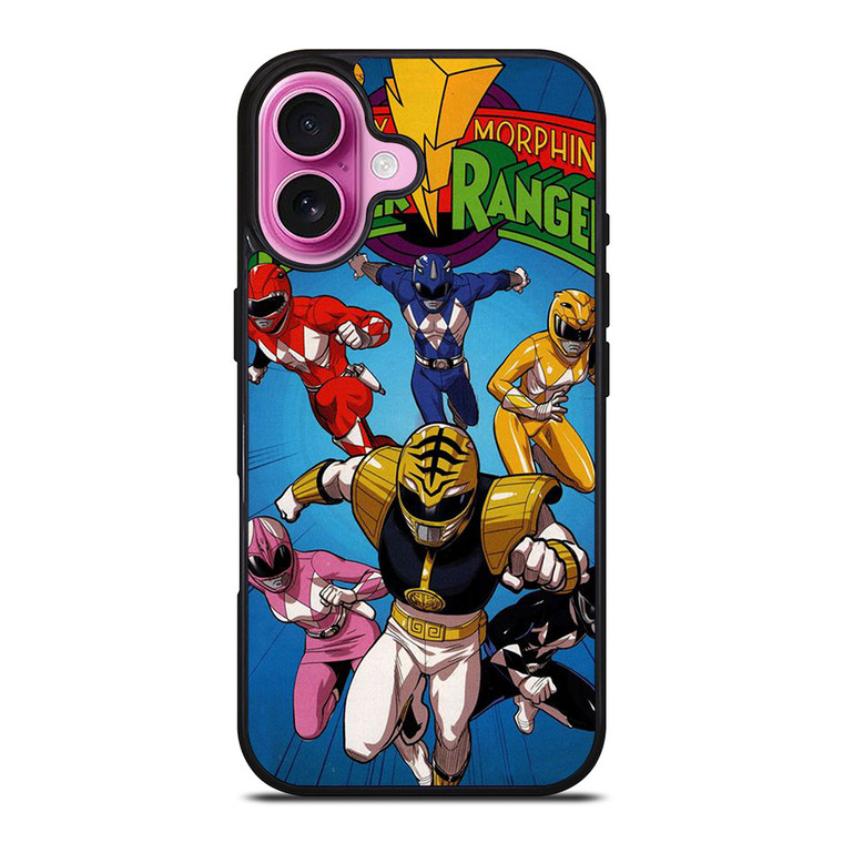 MIGHTY MORPHIN POWER RANGERS CARTOON iPhone 16 Plus Case Cover