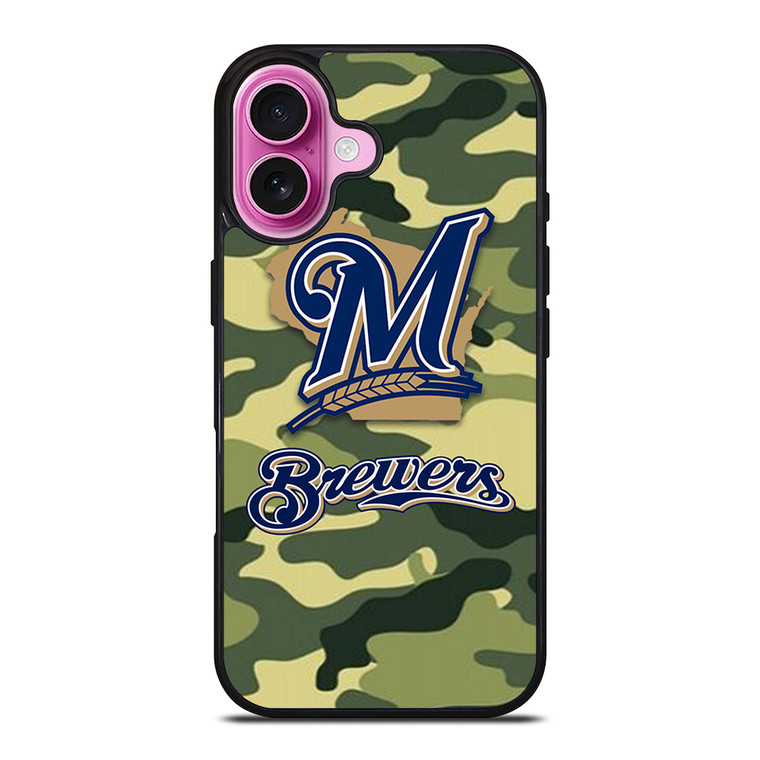 MILWAUKEE BREWERS CAMO LOGO iPhone 16 Plus Case Cover