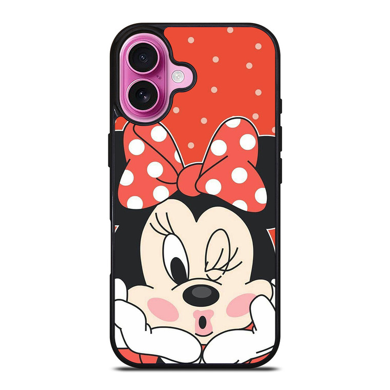 MINNIE MOUSE RED POLKADOT iPhone 16 Plus Case Cover