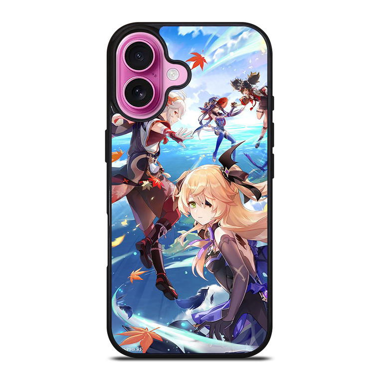 MOBILE GAME CHARACTERS GENSHIN IMPACT iPhone 16 Plus Case Cover MOBILE GAME CHARACTERS GENSHIN IMPACT iPhone 16 Plus Case Cover