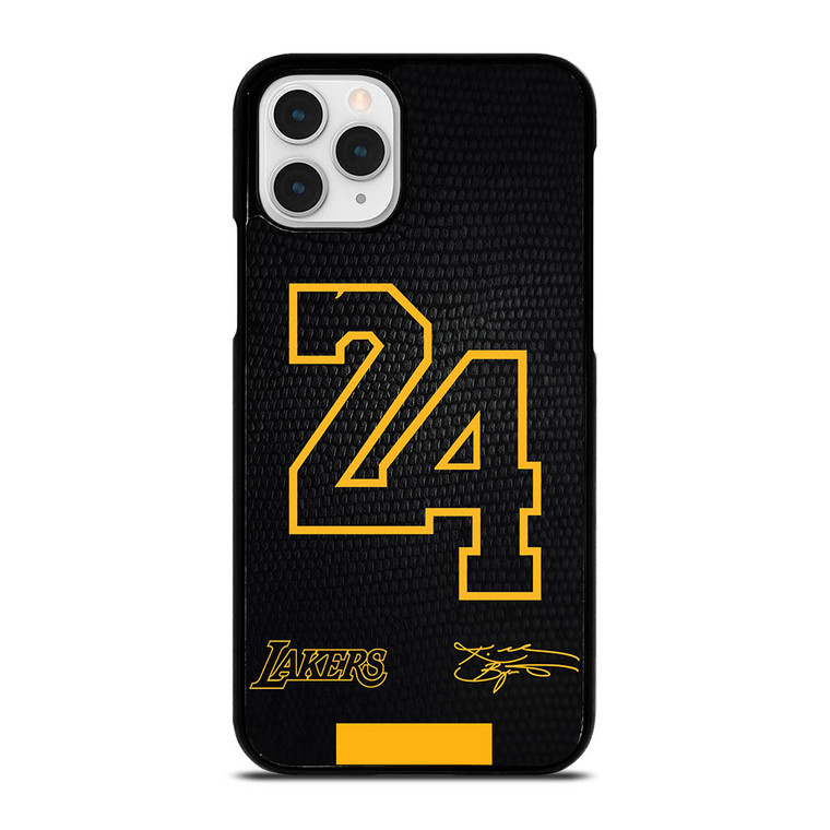 KOBE BRYANT BLACK MAMBA 24 SIGNATURE iPhone 11 Pro Case Cover