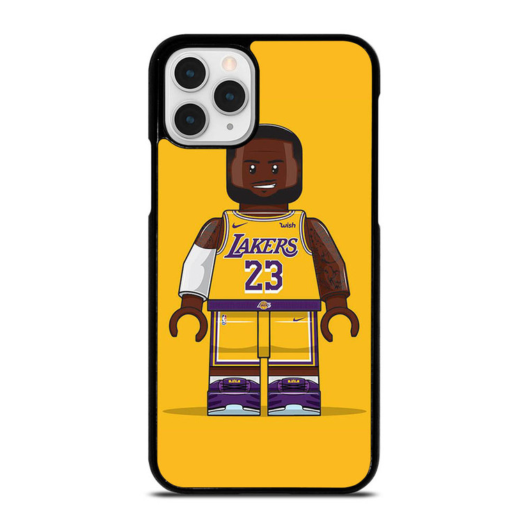 LEBRON JAMES LA LAKERS NBA LEGO BASKETBALL iPhone 11 Pro Case Cover