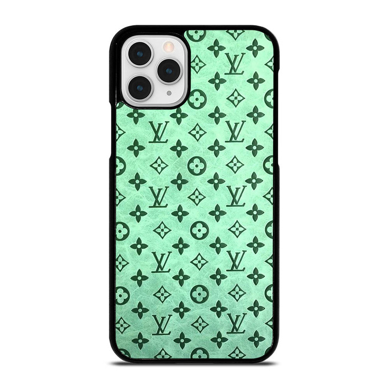 LOUIS VUITTON LOGO GREEN ICON PATTERN iPhone 11 Pro Case Cover