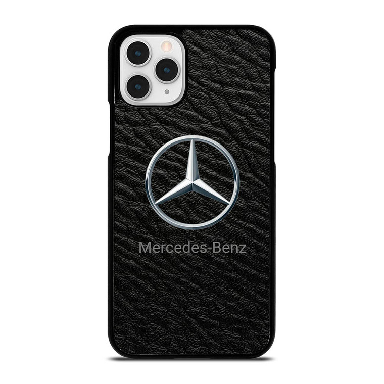 MERCEDES BENZ LOGO ON LEATHER iPhone 11 Pro Case Cover