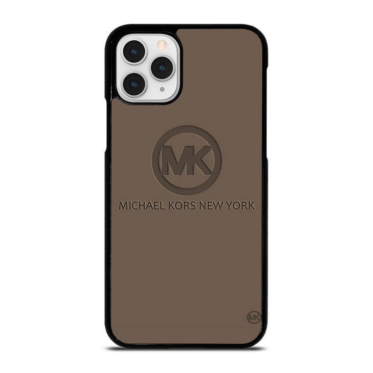 MICHAEL KORS NEW YORK LOGO BROWN iPhone 11 Pro Case Cover
