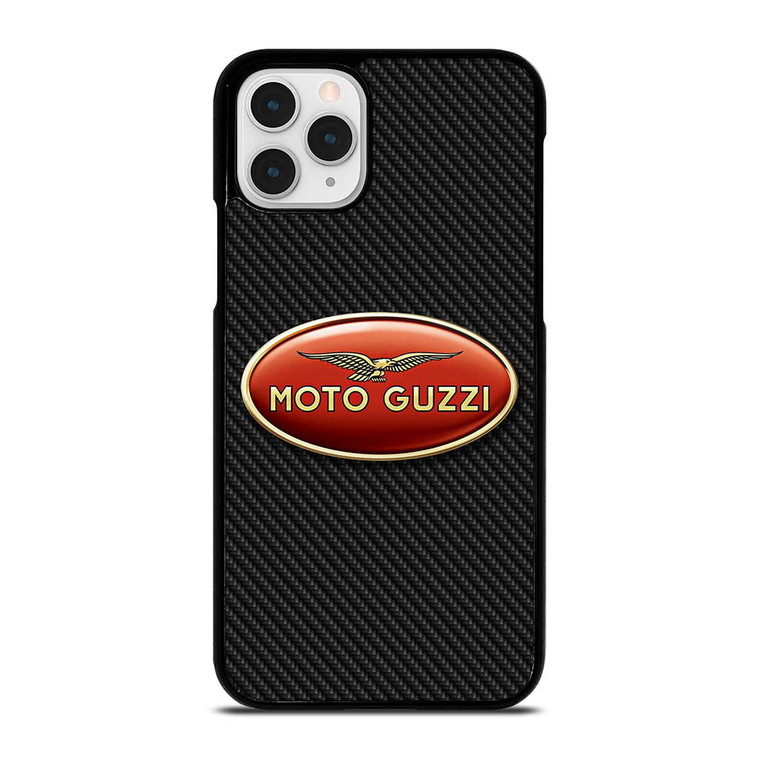 MOTO GUZZI LOGO CARBON iPhone 11 Pro Case Cover