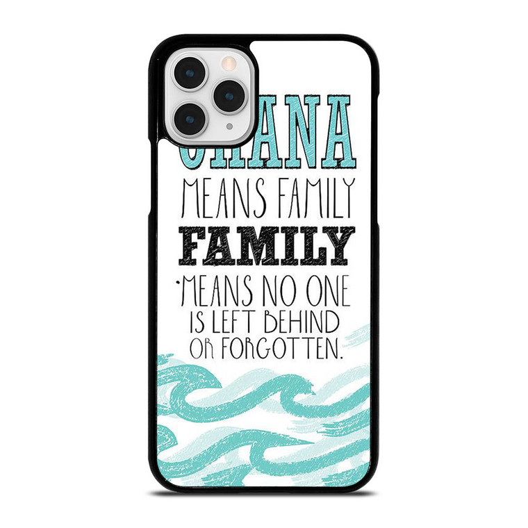 OHANA FAMILY QUOTES STITCH LILLO iPhone 11 Pro Case Cover