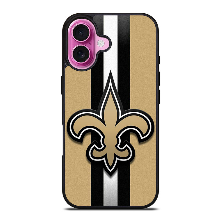 NEW ORLEANS SAINTS FOOTBALL CLUB LOGO iPhone 16 Plus Case Cover