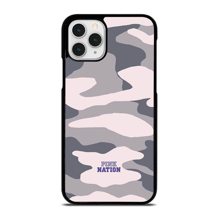 PINK NATION VICTORIA'S SECRET LOGO CAMO iPhone 11 Pro Case Cover