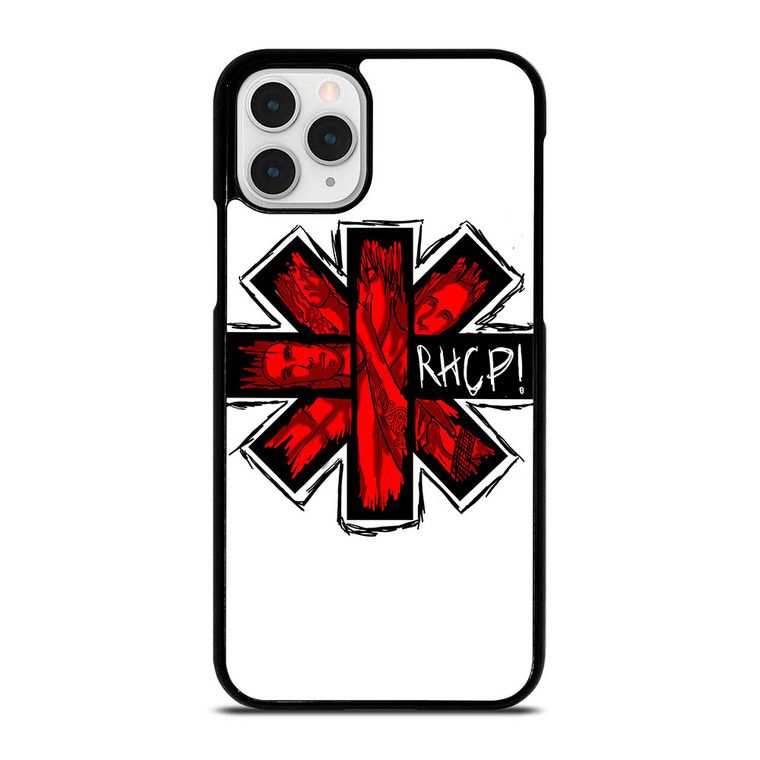 RED HOT CHILI PEPPERS LOGO WHITE iPhone 11 Pro Case Cover