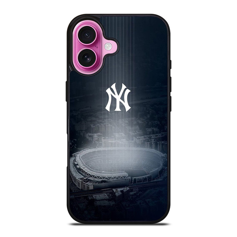 NEW YORK YANKEES LOGO BASEBALL STADIUM iPhone 16 Plus Case Cover