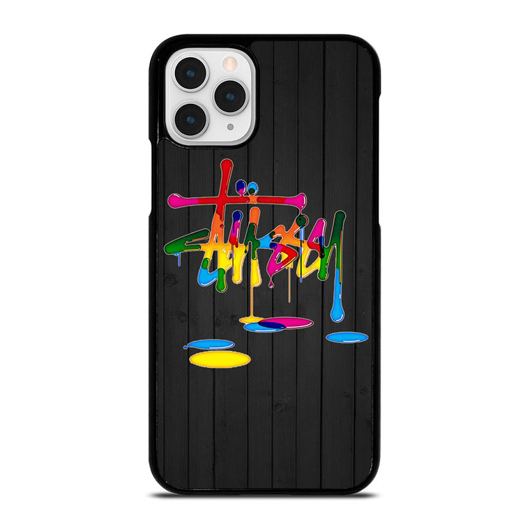 STUSSY PAINT LOGO iPhone 11 Pro Case Cover
