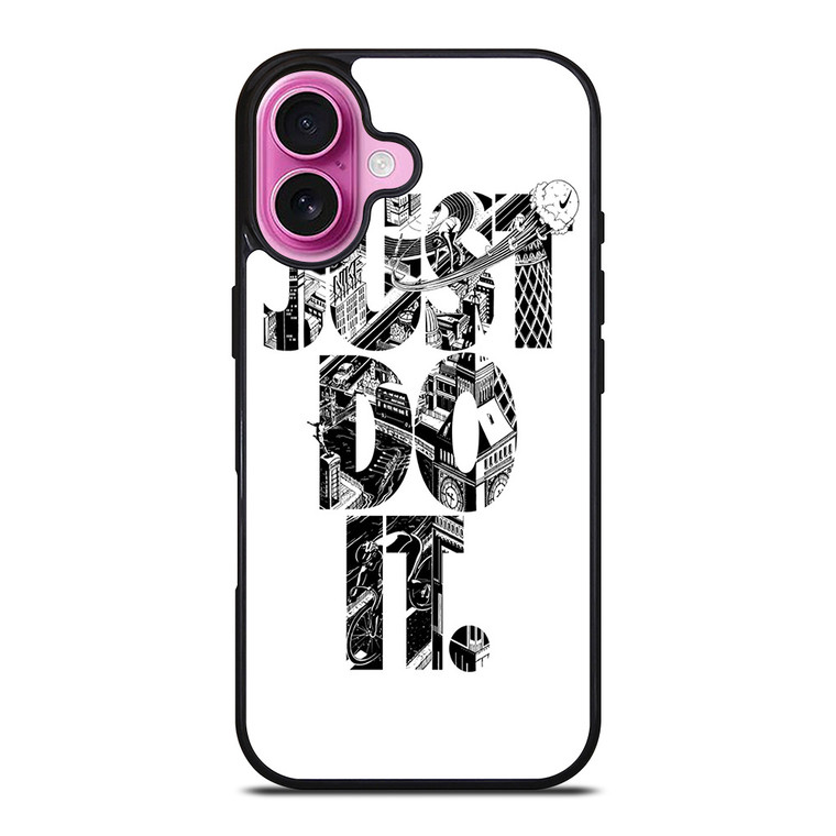 NIKE JUST DO IT TYPE iPhone 16 Plus Case Cover