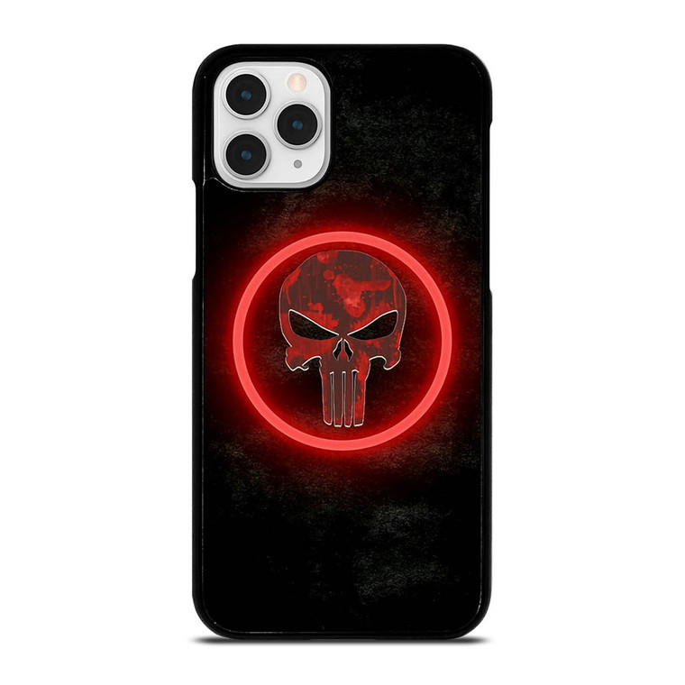 THE PUNISHER SKULL RED GLOW iPhone 11 Pro Case Cover