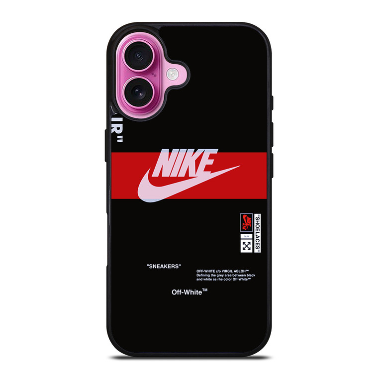 NIKE SHOES OFF WHITE iPhone 16 Plus Case Cover