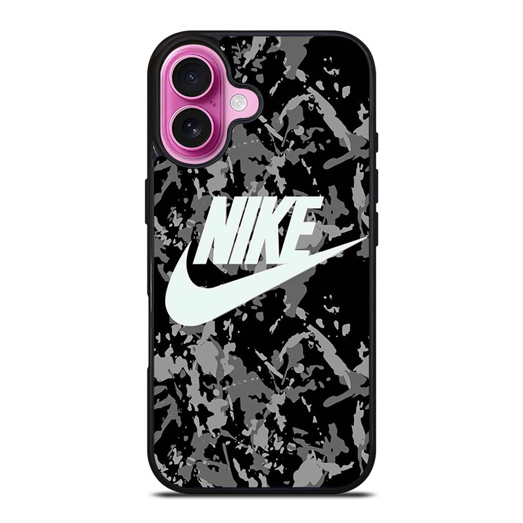 NIKE SPLASH LOGO iPhone 16 Plus Case Cover