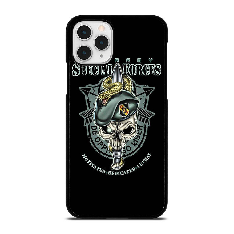 US ARMY SPECIAL FORCES LOGO SKULL iPhone 11 Pro Case Cover