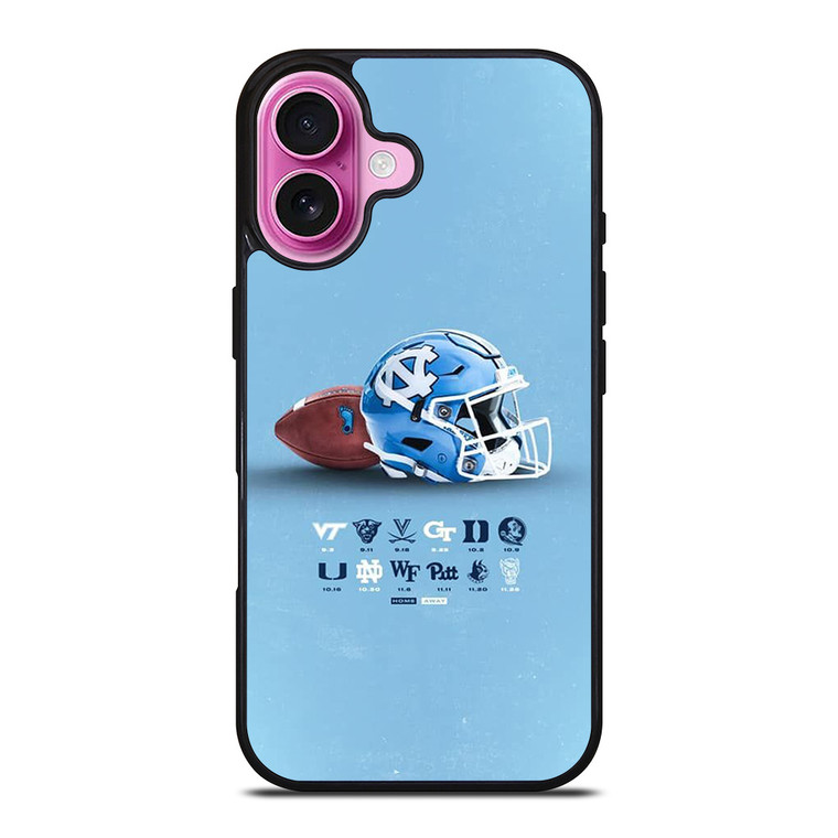 NORTH CAROLINA TAR HEELS LOGO BASKETBALL UNIVERSITY HELMET iPhone 16 Plus Case Cover
