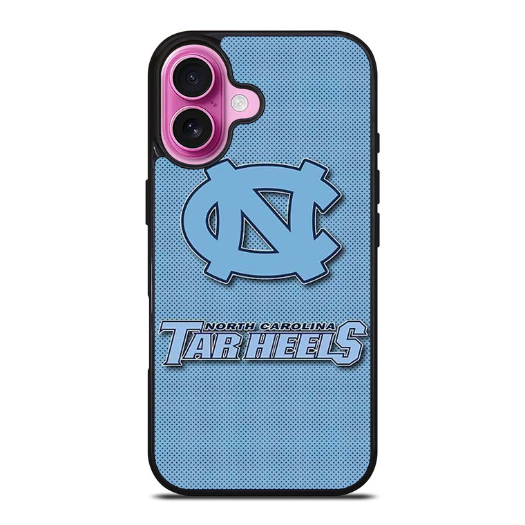 NORTH CAROLINA TAR HEELS LOGO BASKETBALL UNIVERSITY TEAM iPhone 16 Plus Case Cover