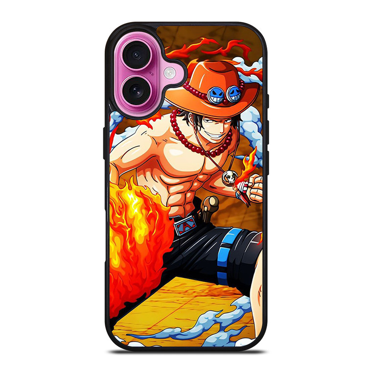 ONE PIECE ACE iPhone 16 Plus Case Cover