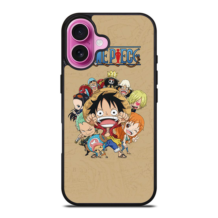 ONE PIECE ANIME KAWAII iPhone 16 Plus Case Cover