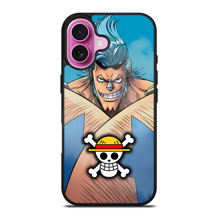 ONE PIECE LOGO CARTOON FRANKY iPhone 16 Plus Case Cover