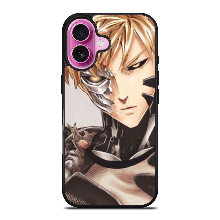ONE PUNCH MAN GENOS FACE iPhone 16 Plus Case Cover