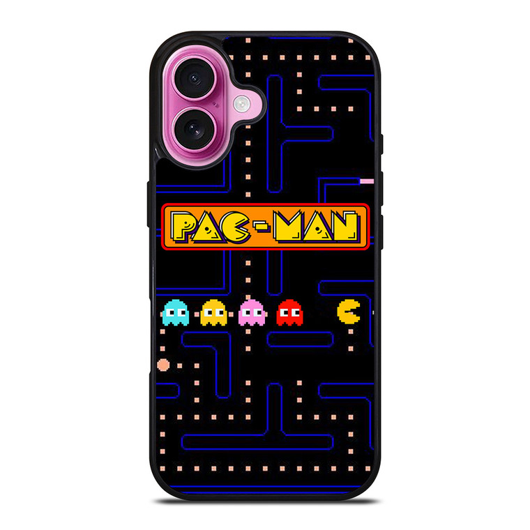 PAC MAN GAME RETRO 3 iPhone 16 Plus Case Cover
