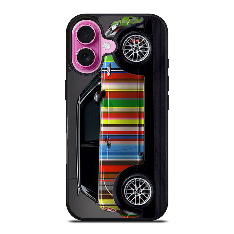 PAUL SMITH MINI COOPER STRIPE 2 iPhone 16 Plus Case Cover