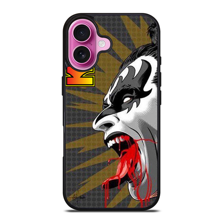 PAUL STANLEY KISS BAND iPhone 16 Plus Case Cover