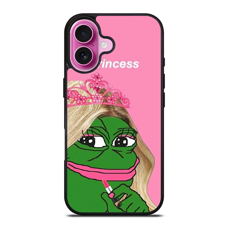 PEPE THE FROG PRINCESS iPhone 16 Plus Case Cover