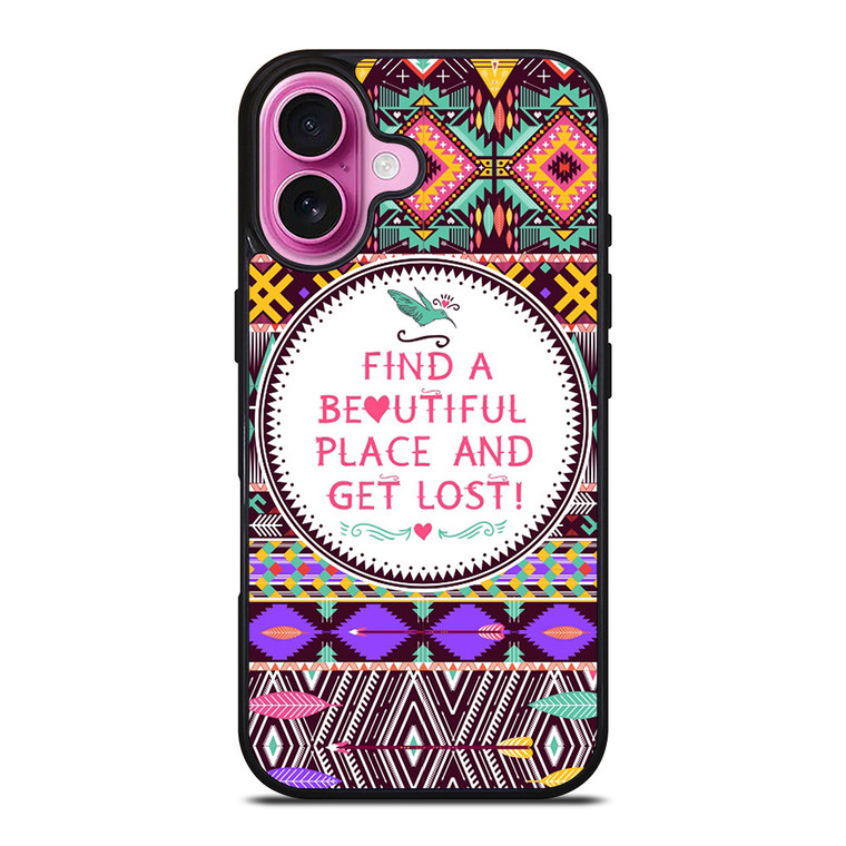 PIECE TRIBAL PATTERN 2 iPhone 16 Plus Case Cover
