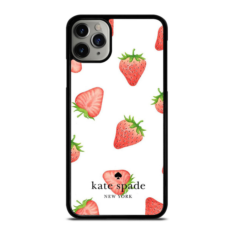 KATE SPADE NEW YORK LOGO STRAWBERRY ICON iPhone 11 Pro Max Case Cover