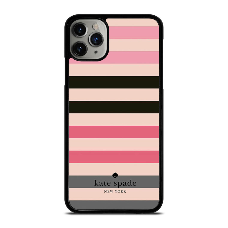 KATE SPADE NEW YORK LOGO STRIPES PATTERN iPhone 11 Pro Max Case Cover