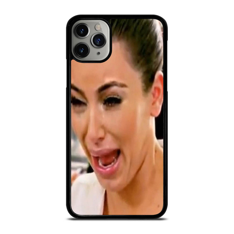 KIM KARDASHIAN UGLY CRYING FACE iPhone 11 Pro Max Case Cover