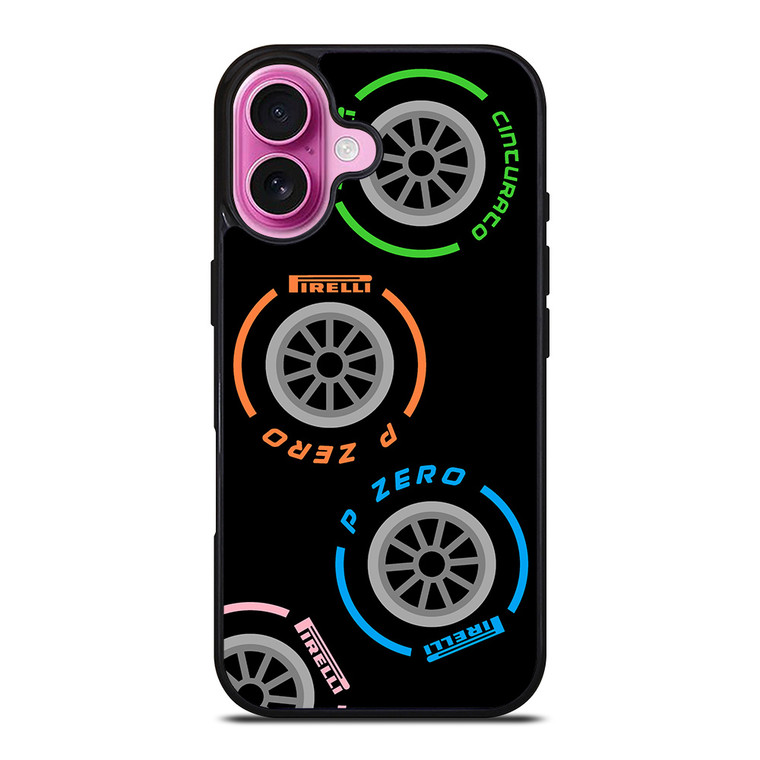 PIRELLI F1 TIRE ICON iPhone 16 Plus Case Cover